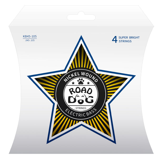 ROAD DOG KB45-105 4 String Nickel Plated Wire Winding Bass String [45-105]
