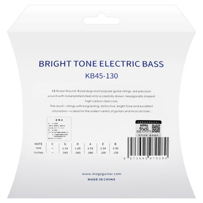 ROAD DOG KB45-130 Coated Nickel Plated 5 String Electric Bass Strings [45-130]