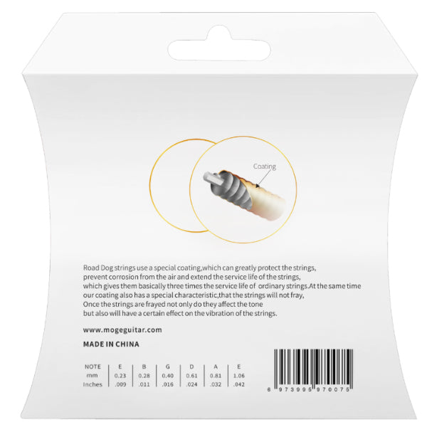 ROAD DOG KE Series Coated Nickel Plated Electric Guitar String (KE09 KE10)