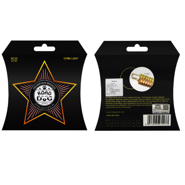 ROAD DOG KC Series Phosphor Bronze Acoustic Guitar String (KC10 KC11 KC12 KC13)