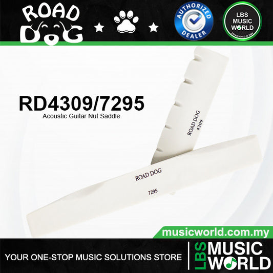 ROAD DOG RD4309/7295 Acoustic Guitar Nut and Saddle Set