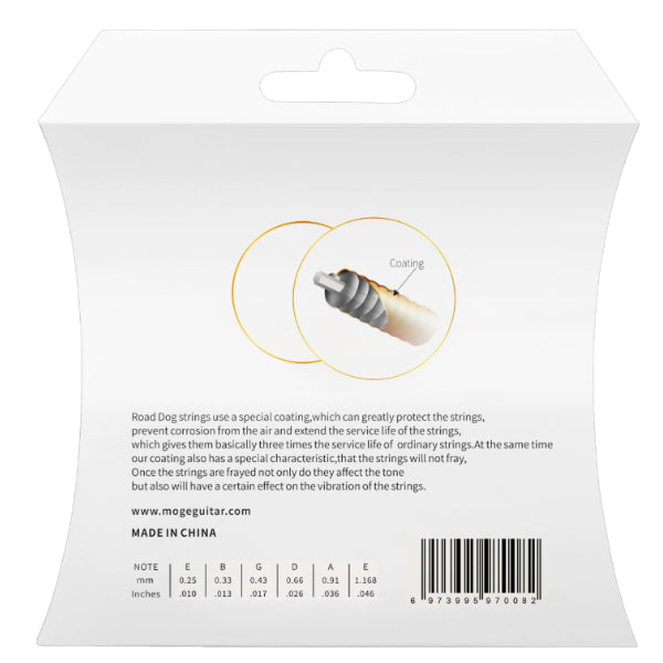 ROAD DOG KE Series Coated Nickel Plated Electric Guitar String (KE09 KE10)