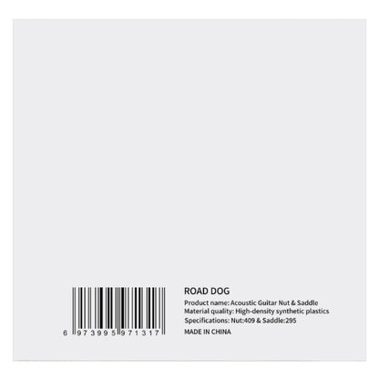 ROAD DOG RD4309/7295 Acoustic Guitar Nut and Saddle Set