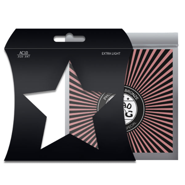 ROAD DOG AC Series Phosphor Bronze Acoustic Guitar Strings (AC10 AC11 AC12)