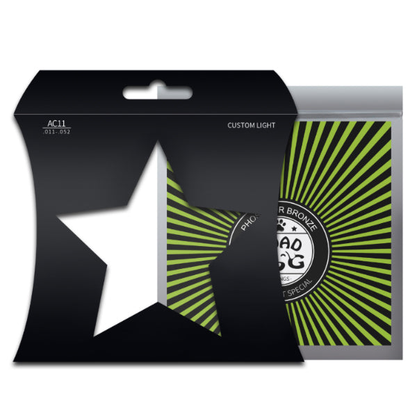 ROAD DOG AC Series Phosphor Bronze Acoustic Guitar Strings (AC10 AC11 AC12)