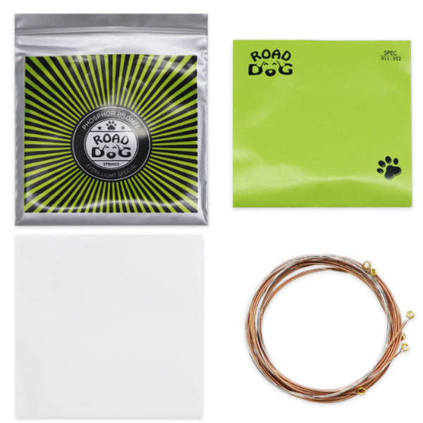 ROAD DOG AC Series Phosphor Bronze Acoustic Guitar Strings (AC10 AC11 AC12)