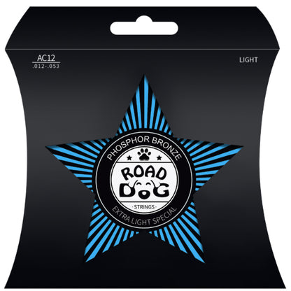 ROAD DOG AC Series Phosphor Bronze Acoustic Guitar Strings (AC10 AC11 AC12)