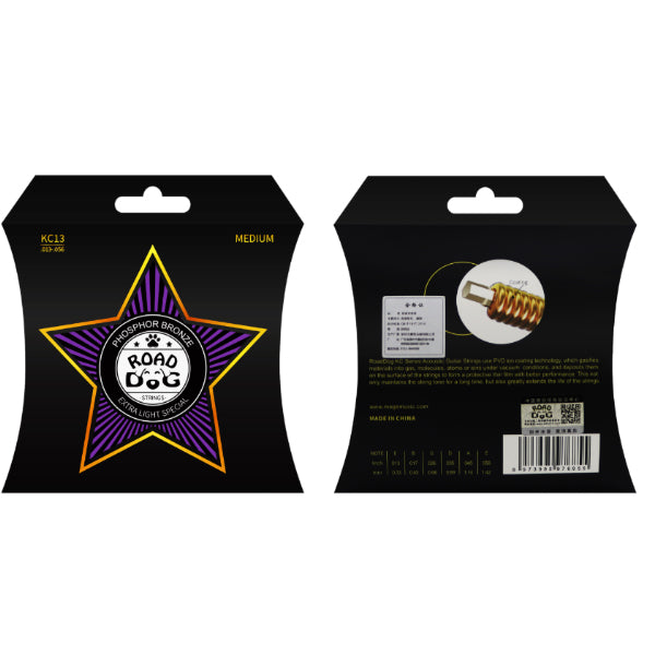 ROAD DOG KC Series Phosphor Bronze Acoustic Guitar String (KC10 KC11 KC12 KC13)