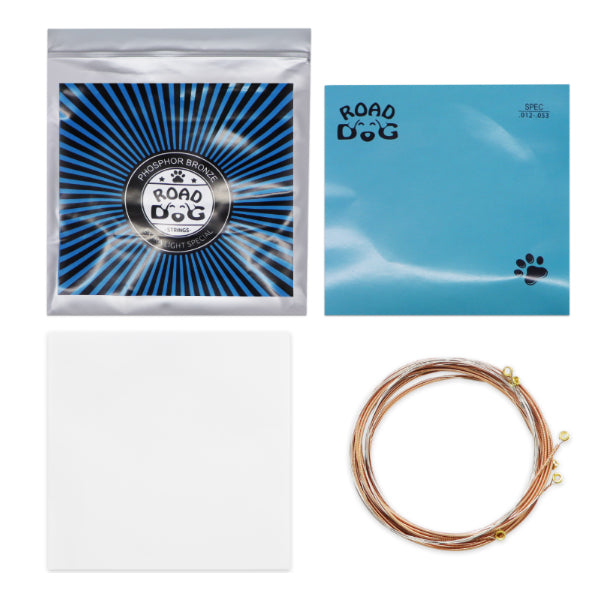ROAD DOG AC Series Phosphor Bronze Acoustic Guitar Strings (AC10 AC11 AC12)