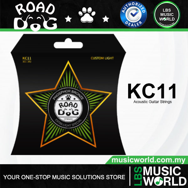 ROAD DOG KC Series Phosphor Bronze Acoustic Guitar String (KC10 KC11 KC12 KC13)