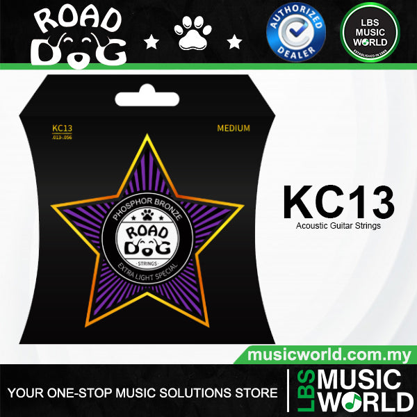 ROAD DOG KC Series Phosphor Bronze Acoustic Guitar String (KC10 KC11 KC12 KC13)