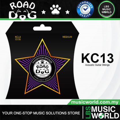 ROAD DOG KC Series Phosphor Bronze Acoustic Guitar String (KC10 KC11 KC12 KC13)