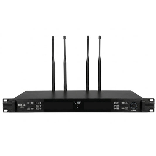 BSL UG-668 Dual Handheld Mic UHF Microphone Wireless System (UG668)