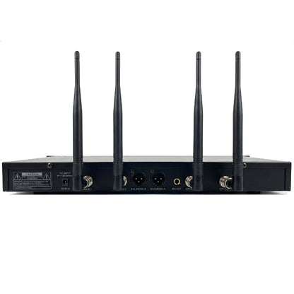 BSL UG-668 Dual Handheld Mic UHF Microphone Wireless System (UG668)