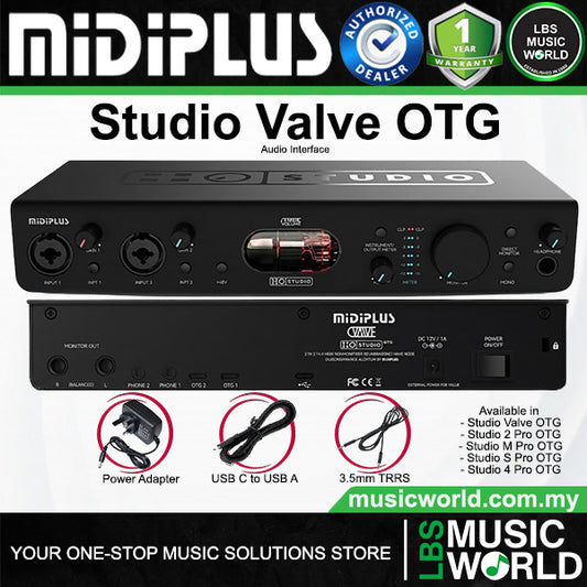 Midiplus Studio Pro OTG Series USB Audio Interface (Studio Valve Studio M Studio S Studio 2 Studio 4)