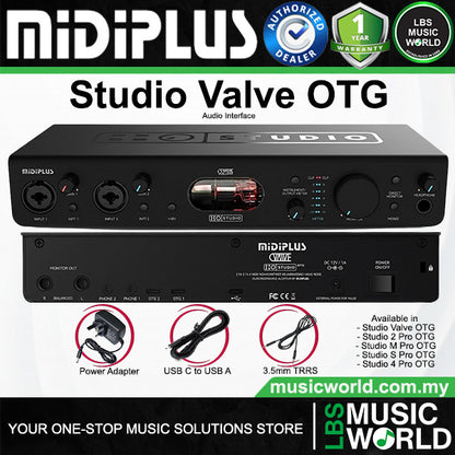 Midiplus Studio Pro OTG Series USB Audio Interface (Studio Valve Studio M Studio S Studio 2 Studio 4)