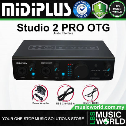 Midiplus Studio Pro OTG Series USB Audio Interface (Studio Valve Studio M Studio S Studio 2 Studio 4)
