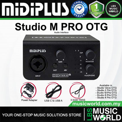 Midiplus Studio Pro OTG Series USB Audio Interface (Studio Valve Studio M Studio S Studio 2 Studio 4)