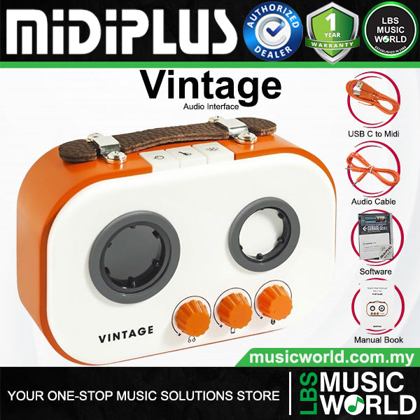 Midiplus VINTAGE Series USB Audio Interface and Routing System