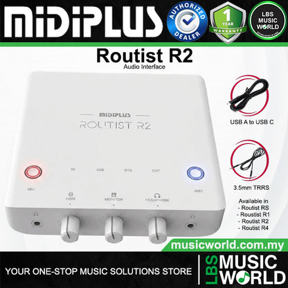 Midiplus Routist Series USB Audio Interface (Routist RS Routist R1 Routist R2 Routist R4)