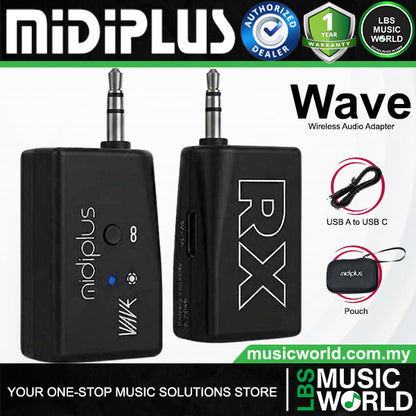 Midiplus WAVE Stereo Wireless Audio Adapter with Low Latency