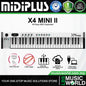Midiplus Mini II Series Portable Plug and Play USB Midi Keyboard Controller (X3 X4 X6)