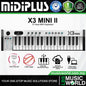 Midiplus Mini II Series Portable Plug and Play USB Midi Keyboard Controller (X3 X4 X6)