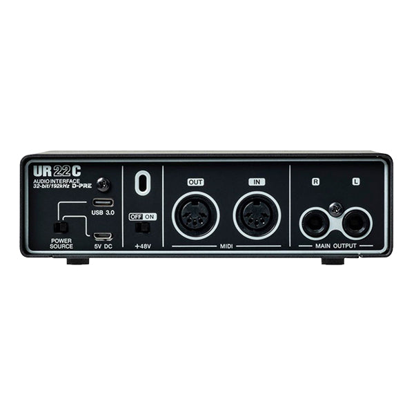 Steinberg UR22C 2X2 USB Type C Audio Interface with Cubase and Mic Cable (UR22)