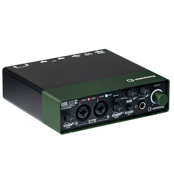 Steinberg UR22C 2X2 USB Type C Audio Interface with Cubase and Mic Cable (UR22)