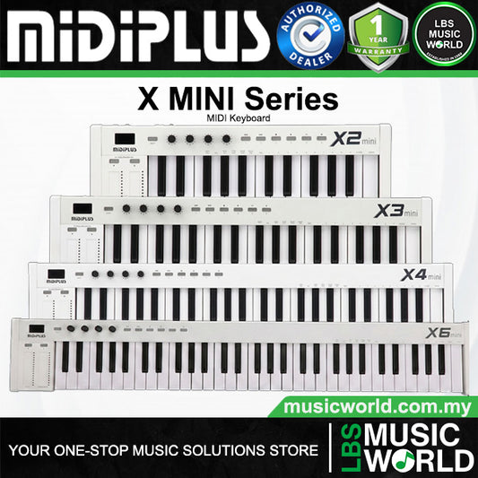Midiplus X Mini Series Portable Plug and Play USB Midi Keyboard Controller (X2 X3 X4 X6)