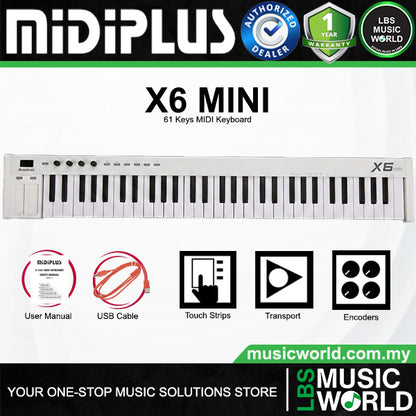 Midiplus X Mini Series Portable Plug and Play USB Midi Keyboard Controller (X2 X3 X4 X6)
