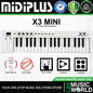 Midiplus X Mini Series Portable Plug and Play USB Midi Keyboard Controller (X2 X3 X4 X6)
