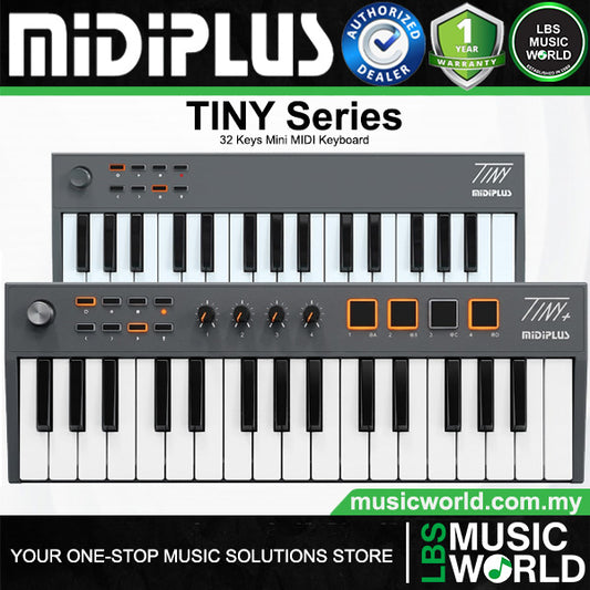 Midiplus TINY Series 32 Keys USB Midi Keyboard Controller with Velocity Sensitive (TINY TINY+)