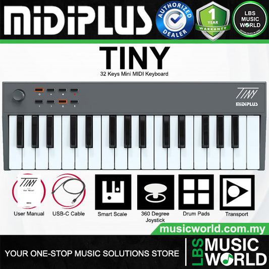 Midiplus TINY Series 32 Keys USB Midi Keyboard Controller with Velocity Sensitive (TINY TINY+)