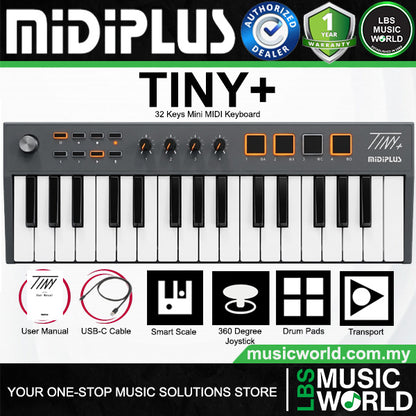 Midiplus TINY Series 32 Keys USB Midi Keyboard Controller with Velocity Sensitive (TINY TINY+)