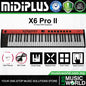 Midiplus XPro II Series Semi Weighted MIDI Keyboard Controller with Built in 128 Sounds (X6 X8)