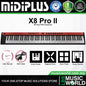 Midiplus XPro II Series Semi Weighted MIDI Keyboard Controller with Built in 128 Sounds (X6 X8)