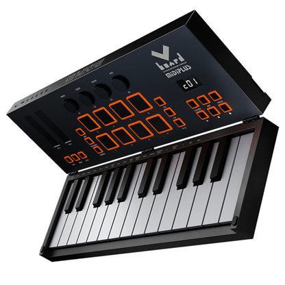 Midiplus Vboard Series Folding USB Midi Keyboard Controller with Built-In Smart Scales (Vboard 25 Vboard 49)