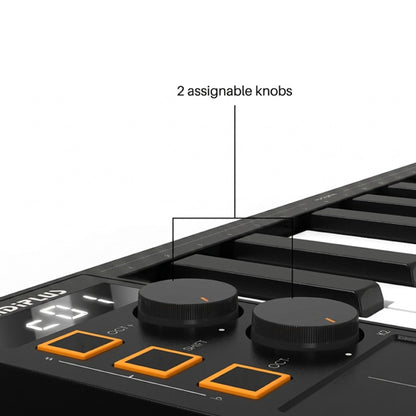 Midiplus Vboard Series Folding USB Midi Keyboard Controller with Built-In Smart Scales (Vboard 25 Vboard 49)