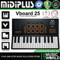 Midiplus Vboard Series Folding USB Midi Keyboard Controller with Built-In Smart Scales (Vboard 25 Vboard 49)