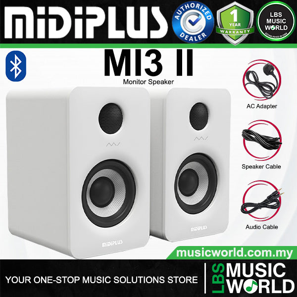 Midiplus MI II Series Active Studio Monitor Speaker with Bluetooth - Pair (MI3 MI5)