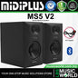 Midiplus MS Series V2 Active Studio Monitor Speaker with Bluetooth (MS5 MS6)