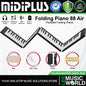Midiplus Folding Piano 88 Air Rechargeable Portable Keyboard with Bluetooth MIDI