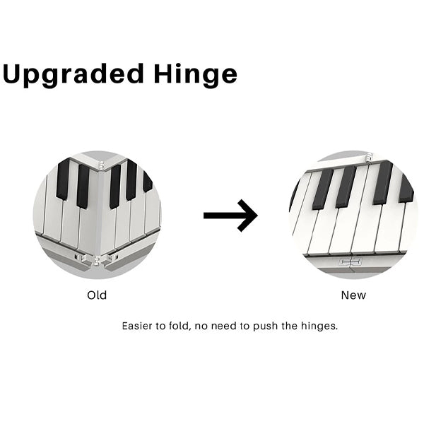 Midiplus Folding Piano 88 Air Rechargeable Portable Keyboard with Bluetooth MIDI