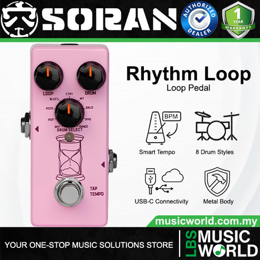 SORAN Rhythm Loop Mini Effects Pedal for Electric Guitar (JLP-01)