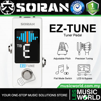 SORAN EZ-TUNE Chromatic Mini Pedal for String Instruments (JTU-01A)