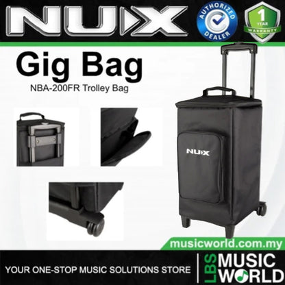 Nux Gig Bag NBA-200FR Gig Bag Backpack for Portable Speaker with Shoulder Strap