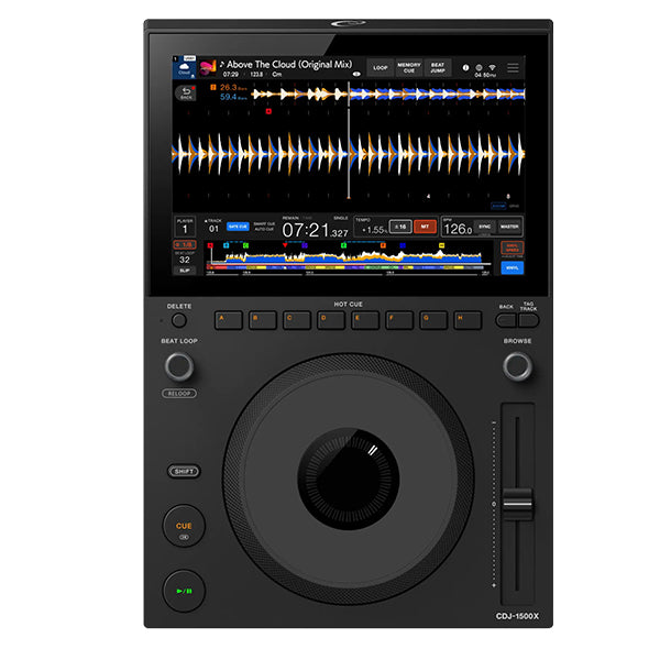 Pioneer DJ CDJ-1500X Digital DJ Media Player with High Resolution Audio and Wifi (CD1500X)