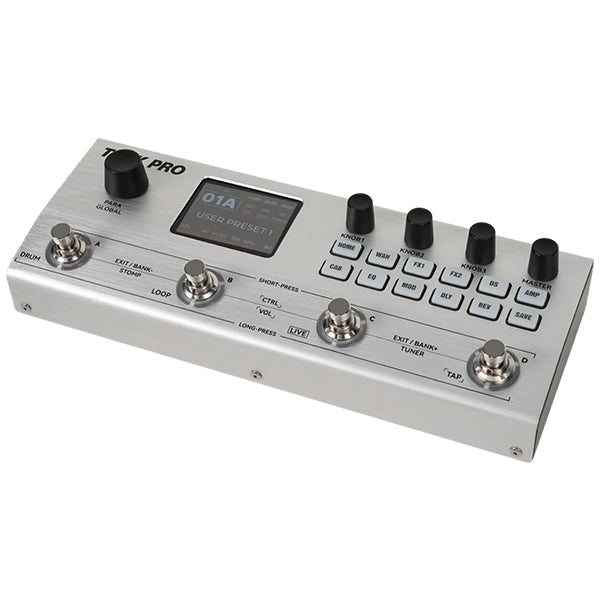 M-VAVE Tank Pro Portable Multi Effect Pedal with Built In Battery and Bluetooth
