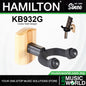 Hamilton KB932G Guitar Wall Hanger for Acoustic and Electric Guitars With Maple Mounting Plate
